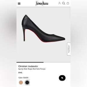 ALMOST BRAND NEW Christian Louboutin Sporty Kate 7.5/37.5